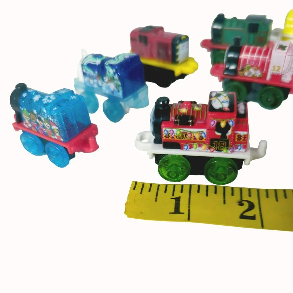 Thomas & Friends Minis Bundle - 7 Colorful Collectible Mini Advent Toy Trains - Picture 3 of 3